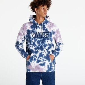 Vans Reverse Applique Pullover Hoodie in Elderberry Dress Blues